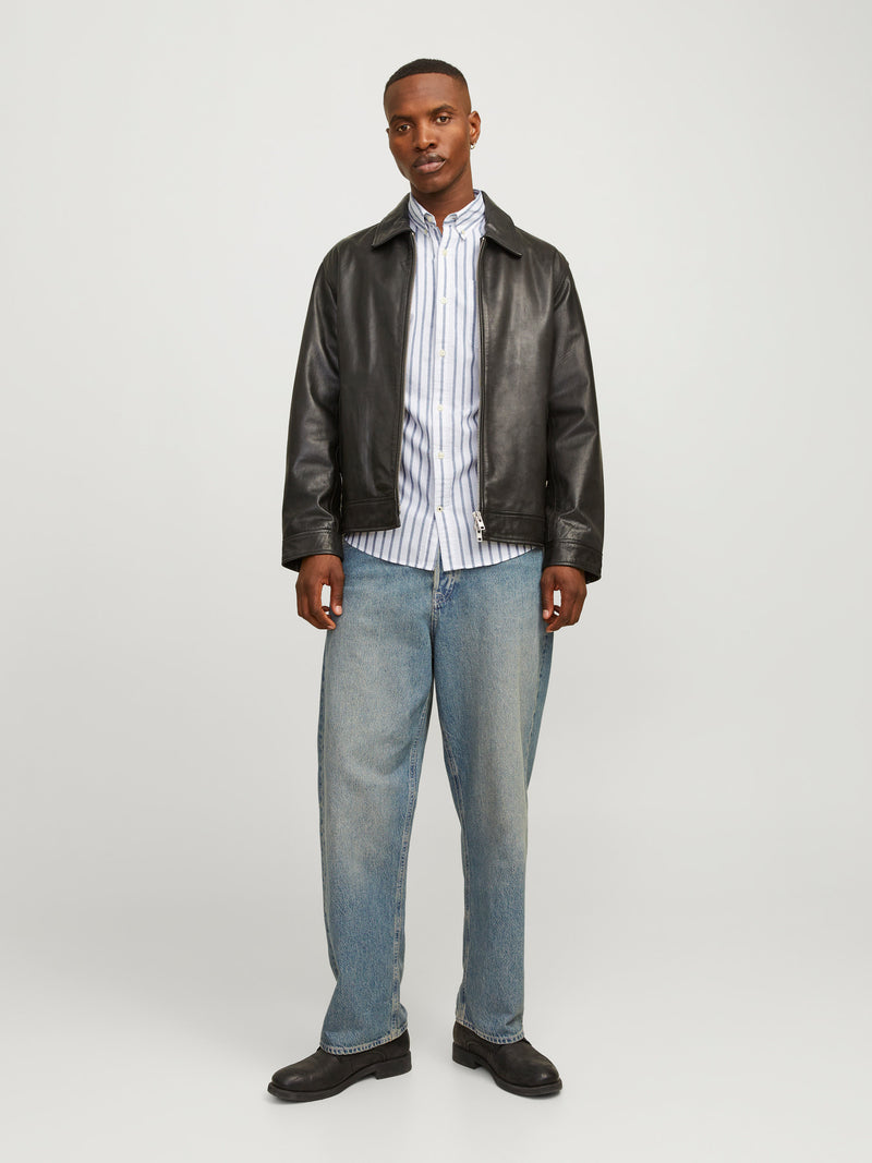 CAMISA OXFORD RAYAS HOMBRE