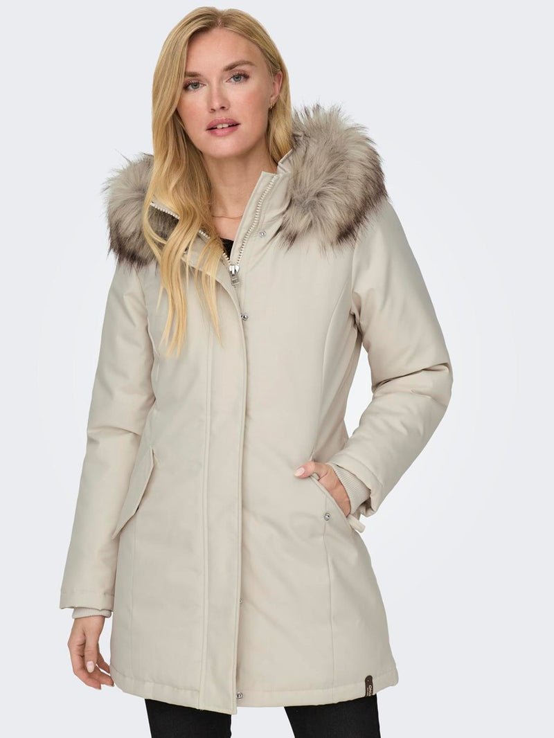 PARKA CAPUCHA PELO